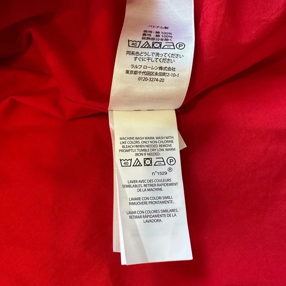 Polo by Ralph Lauren Red Sleeveless Fit-and-Flare Dress